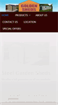 Mobile Screenshot of goldensheds.com